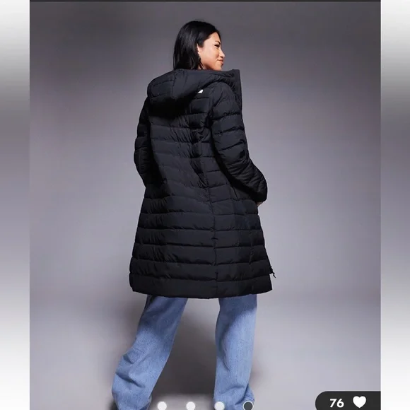 The North Face Aconcagua parka jacket in black - Picture 2 of 6